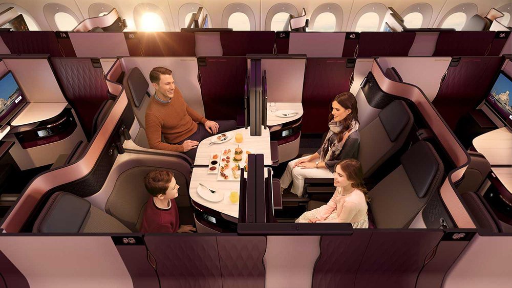 Die neuen Qatar Airways „Q-Suites“ in der Business Class 4