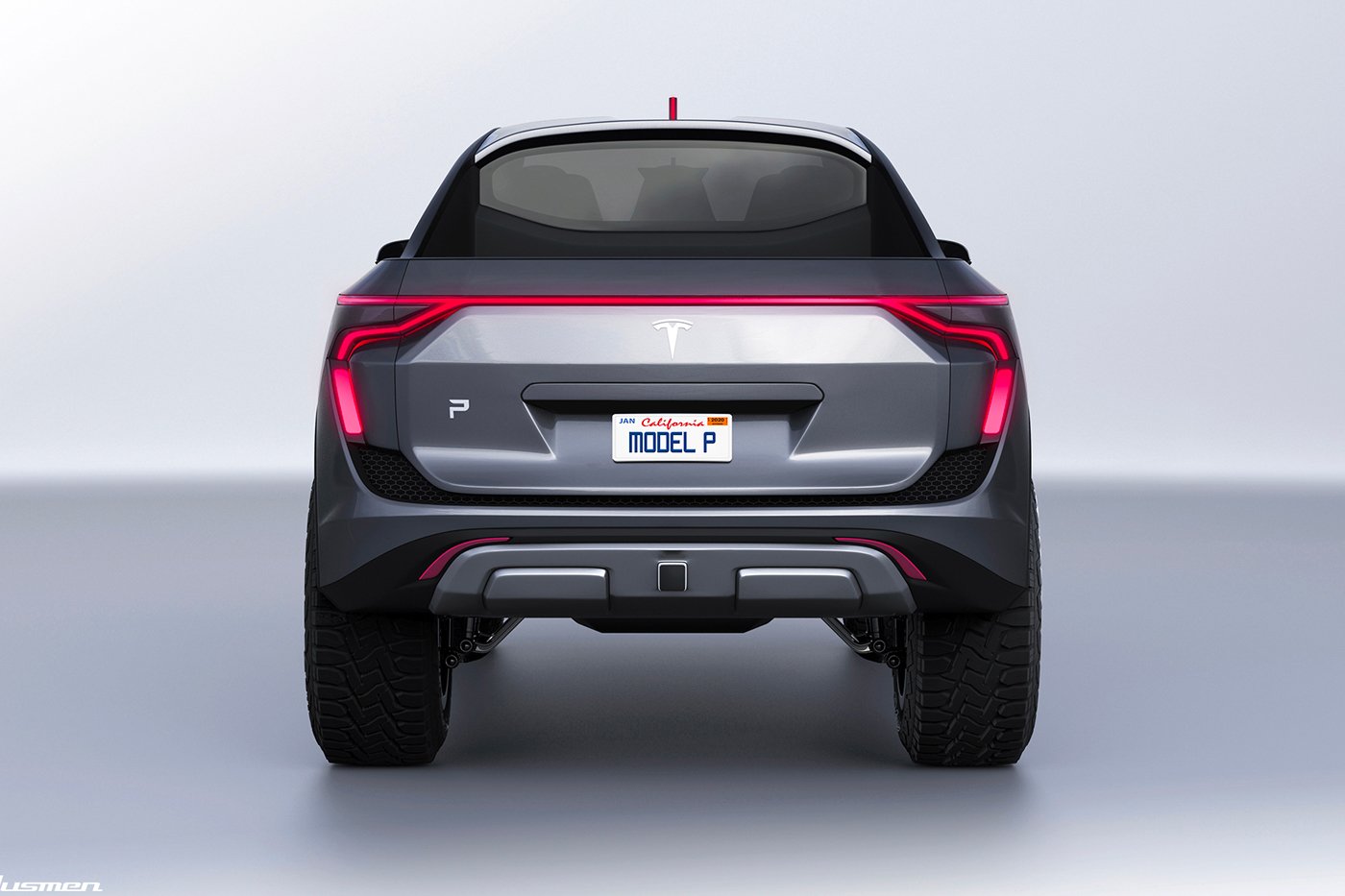 Model P: So könnte der neue Tesla Pickup Truck der Zukunft aussehen 4