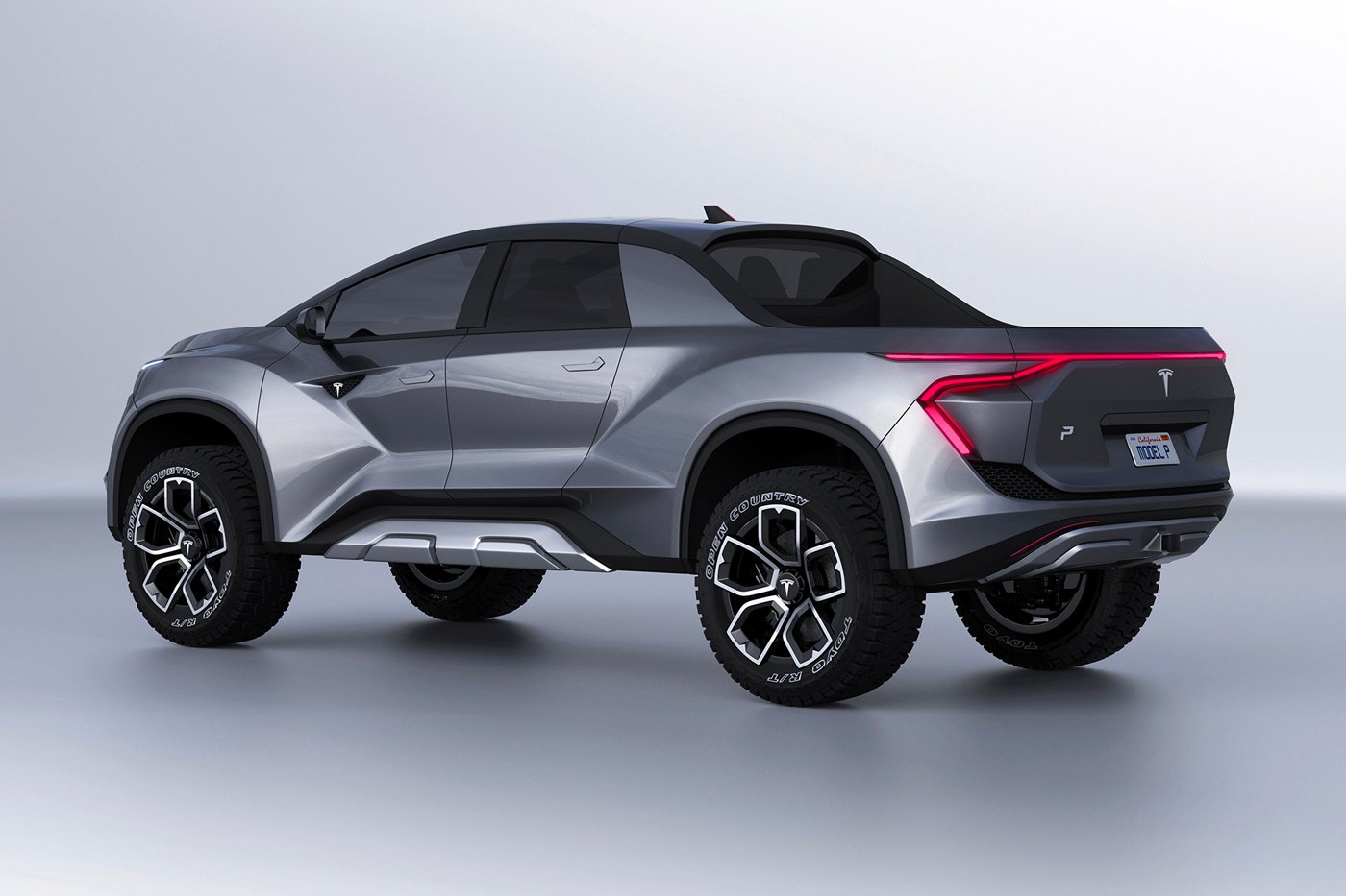 Model P: So könnte der neue Tesla Pickup Truck der Zukunft aussehen 7
