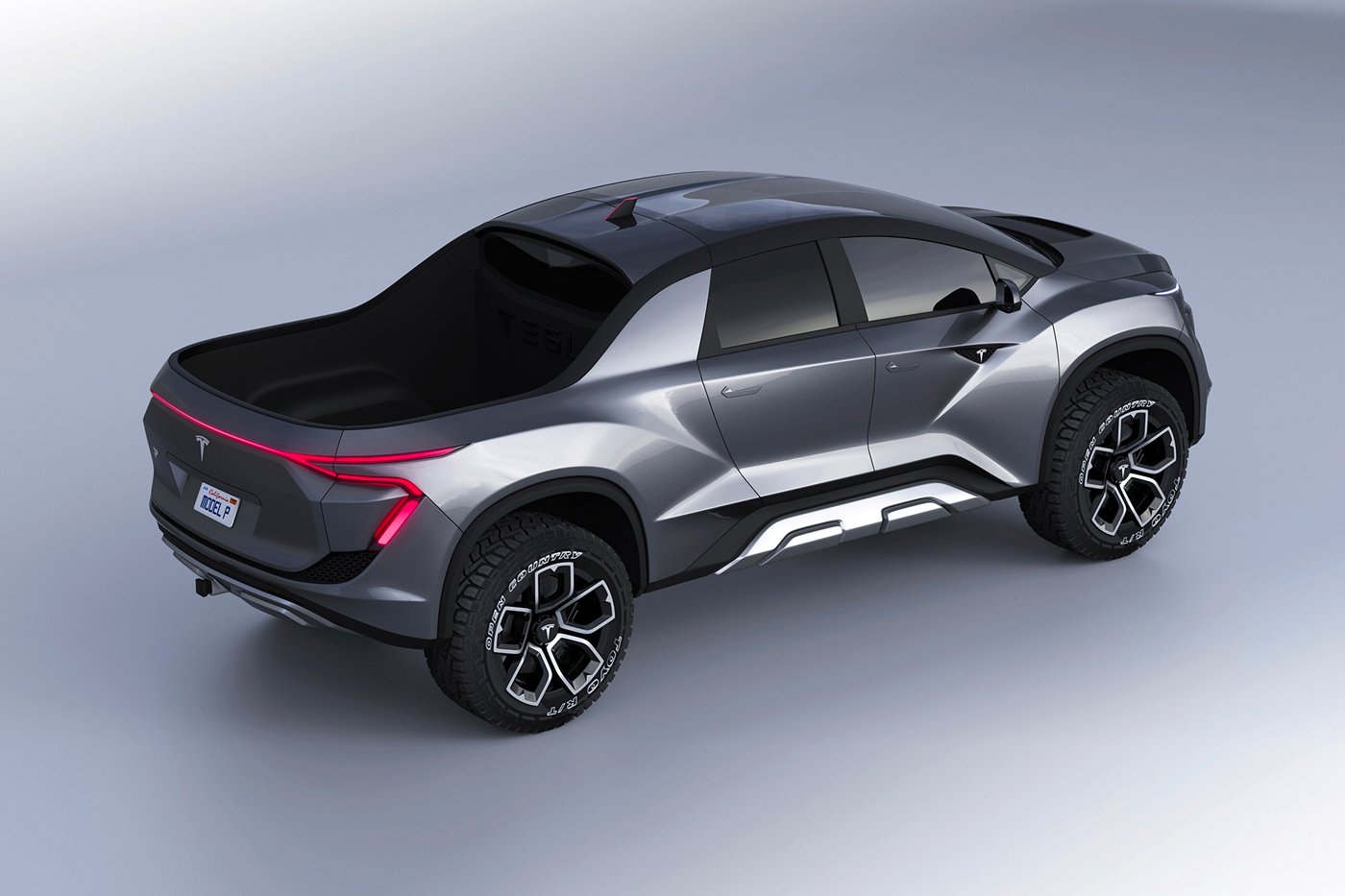 Model P: So könnte der neue Tesla Pickup Truck der Zukunft aussehen 8
