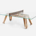 Ein Highlight für das Spielzimmer: Der Luxus Ping-Pong-Tisch aus Glas von Impatia