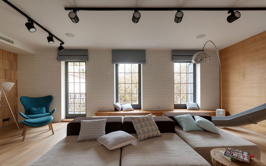 Das GG Apartment mit integrierter Rutsche in Kiew 2