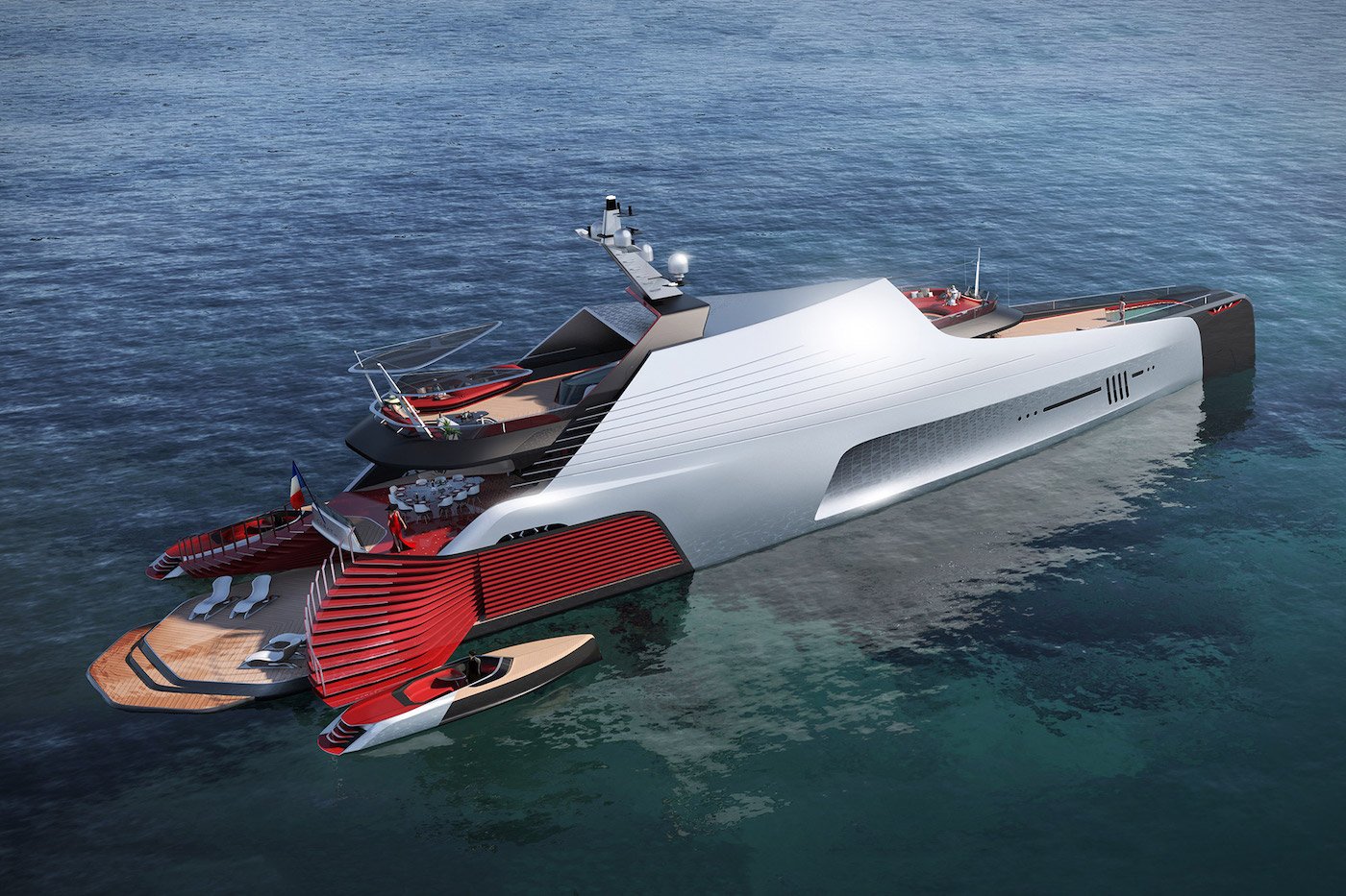 Großzügige Eleganz: Das Technicon Carat 187 Superyacht Konzept 3