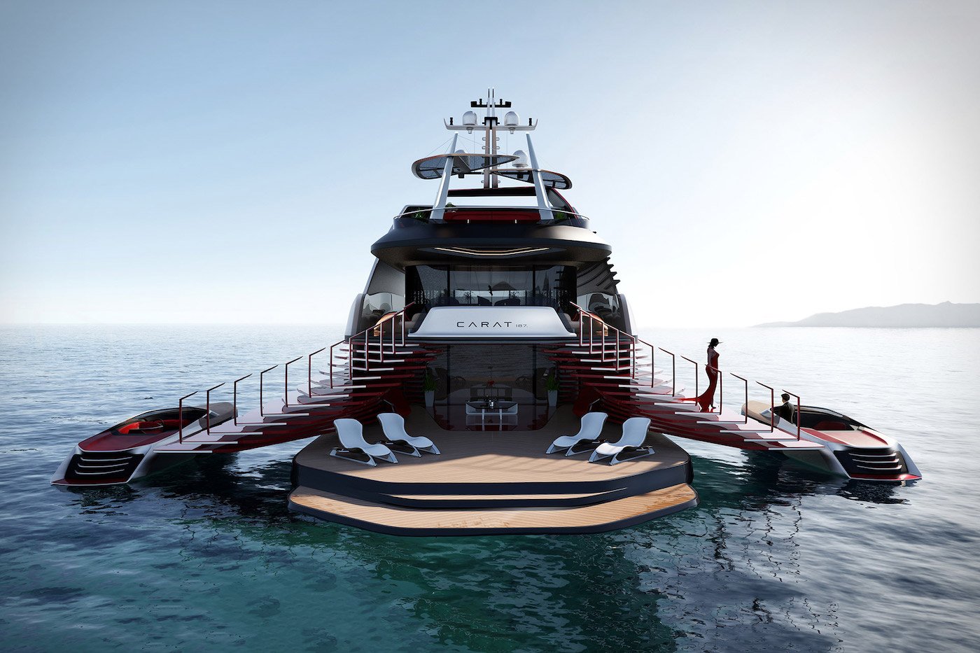 Großzügige Eleganz: Das Technicon Carat 187 Superyacht Konzept 2
