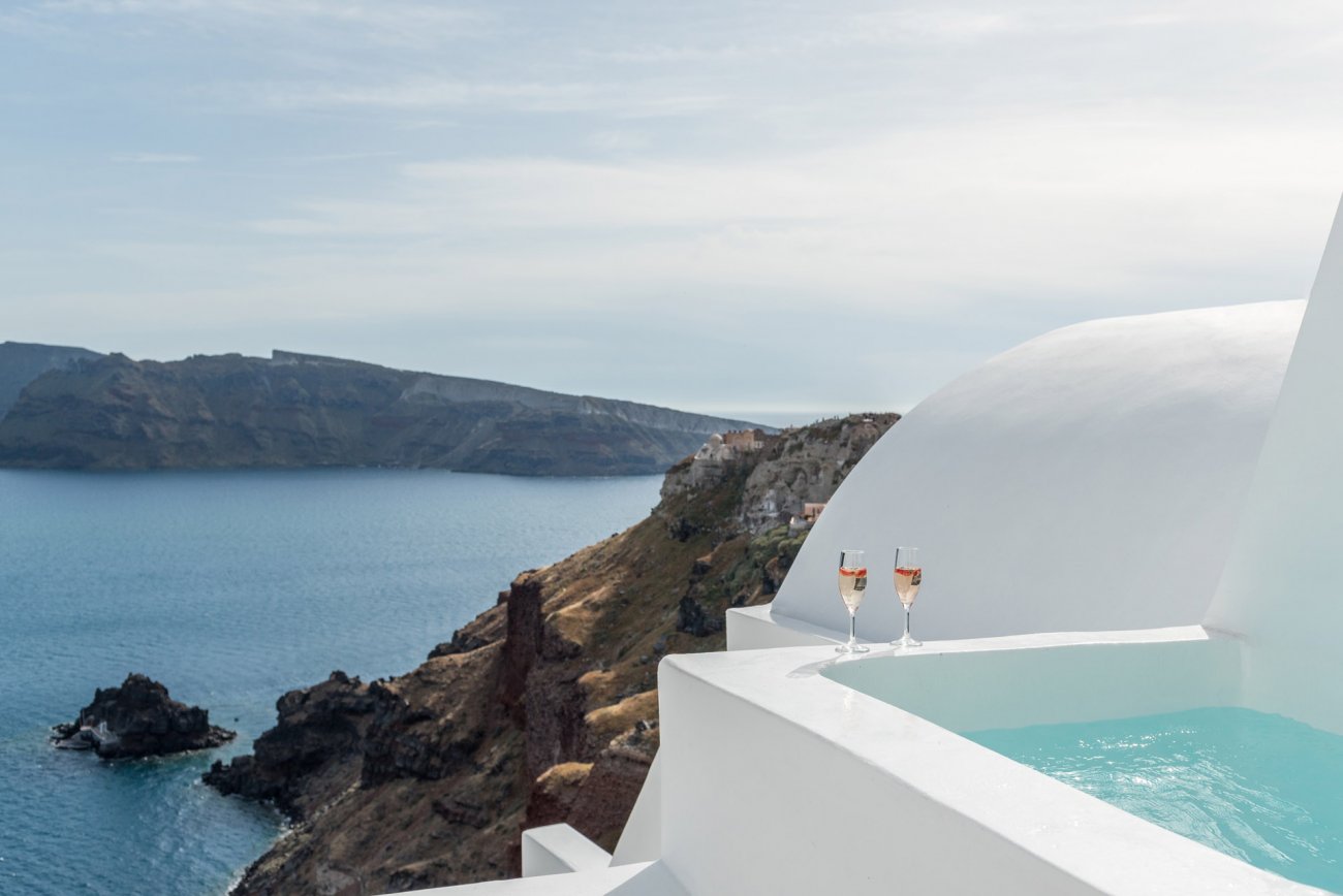 Romantische Oase auf Santorini: Das Oia Castle Luxury Boutique Hotel