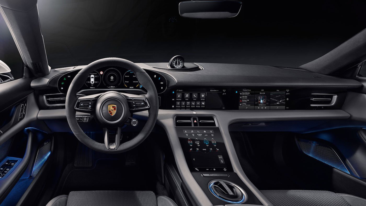 Digital, klar, nachhaltig: So sieht das Interieur des neuen Porsche Taycan aus 1