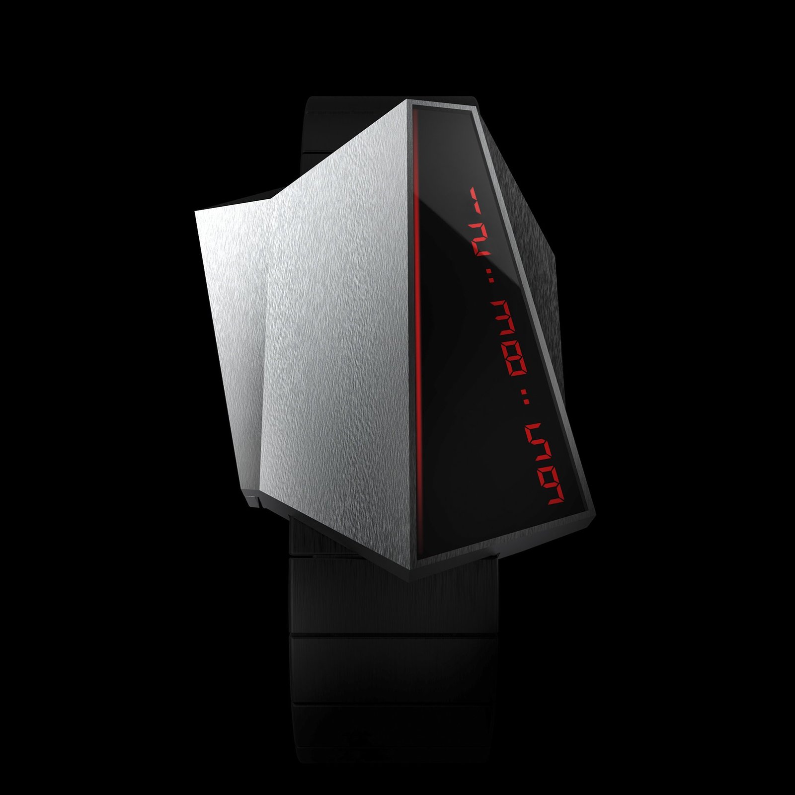 Anicorn präsentiert digitale Uhr inspiriert vom Tesla Cybertruck