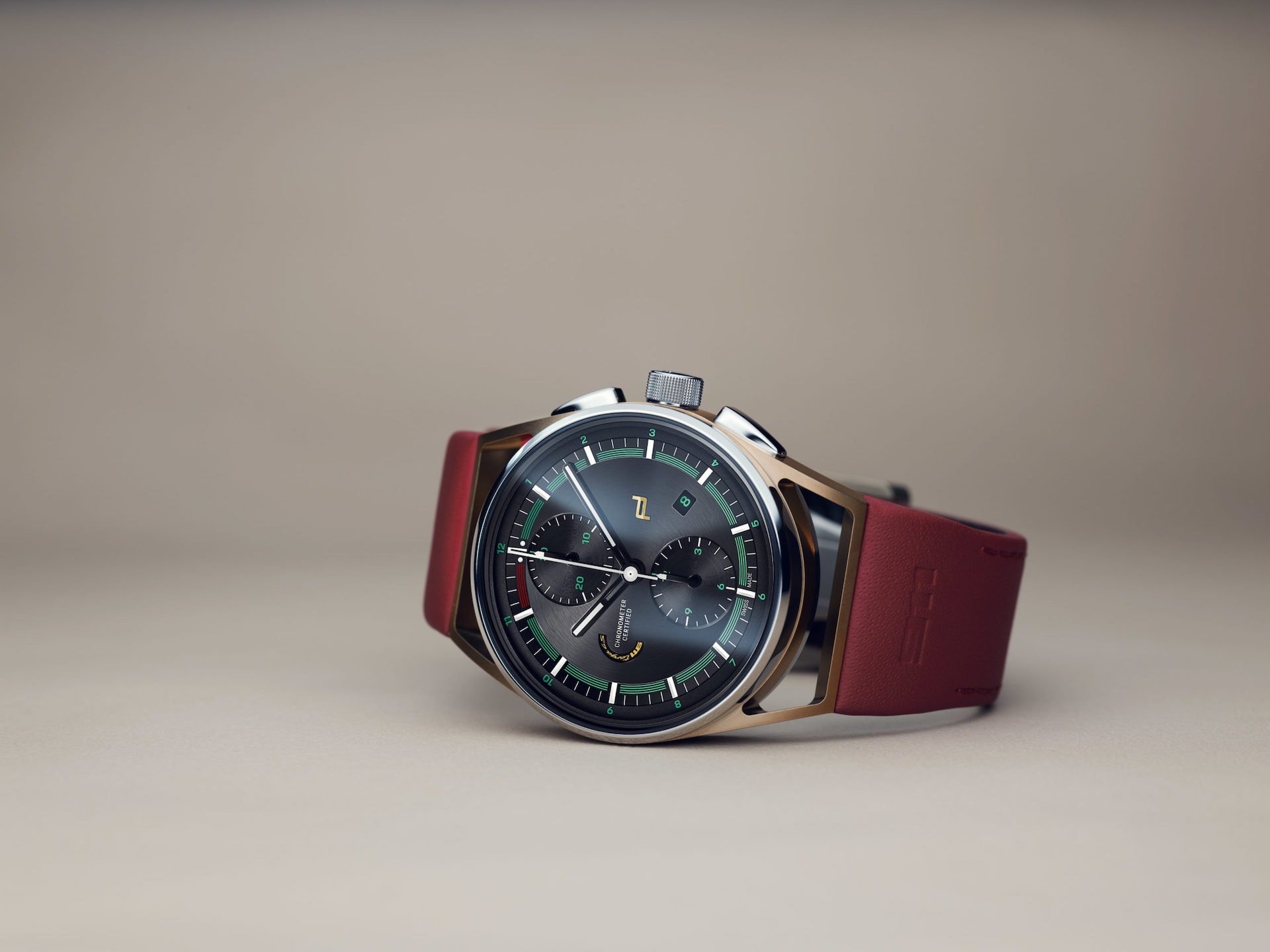 Porsche Design präsentiert den passenden Chronographen zum 911 Targa 4S Heritage Design Edition