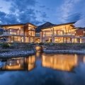 Das Sunset Ridge House in Colorado mit Blick auf die Rocky Mountains
