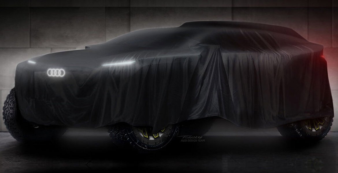 Audi teasert Prototypen für die Rallye Dakar 2022